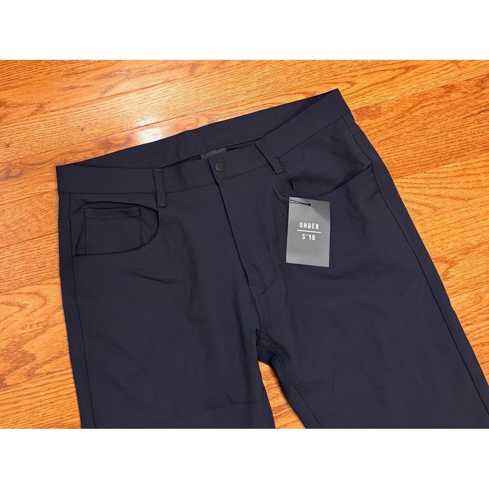 New Under 5'10 U-510 Jon 2.0 Performance Pants Mens 32x28 Stretch Tech Navy Blue